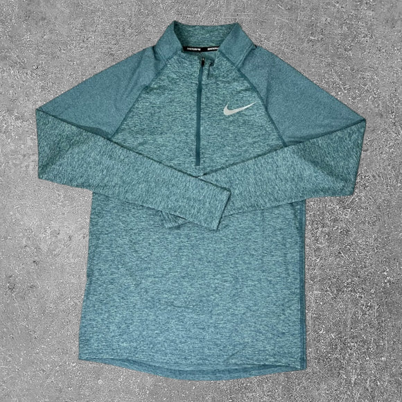 The Nike Teal Half zip is a premium piece of activewear attire.