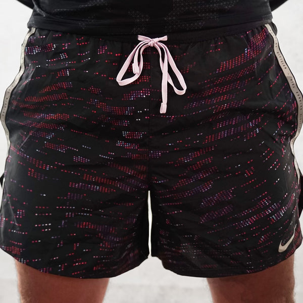 The nike running division shorts in the psychic purple colourway are exclusive shorts, and used for running.