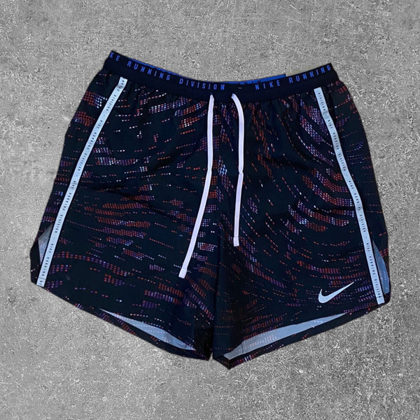 The nike running division shorts in the psychic purple colourway are exclusive shorts, and used for running.