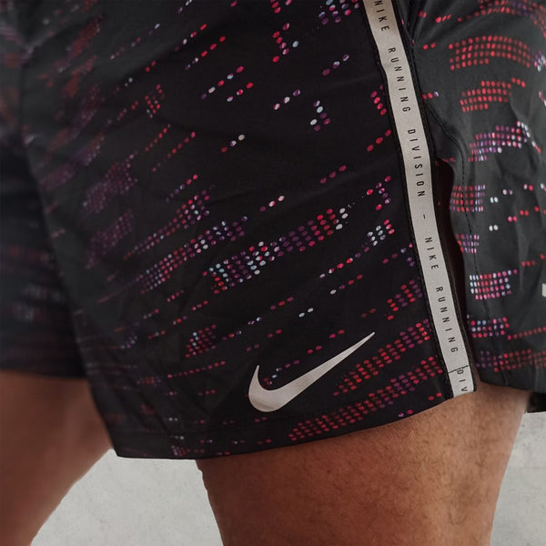 The nike running division shorts in the psychic purple colourway are exclusive shorts, and used for running.