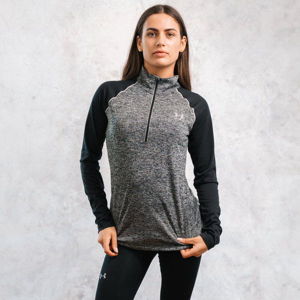 The UA refelective 1/2 zip is perfect for gyms, lifestyle and running.