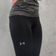 UA running leggins in black offer extreme comfort and are perfect for running.