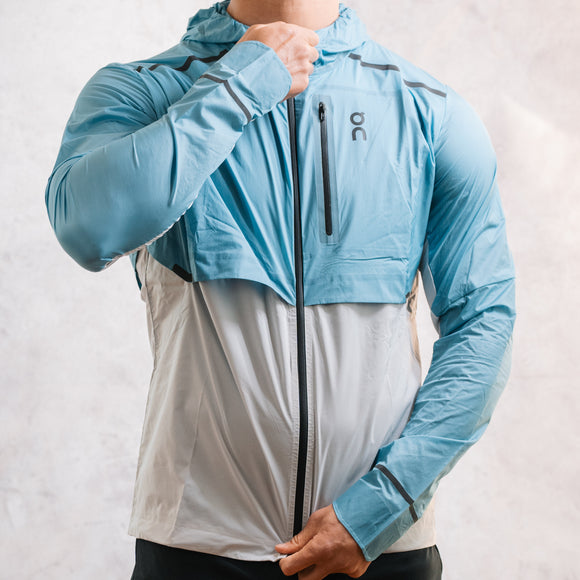 The ON Running weather jacket is an excellent choice of running coat.