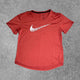 The Nike Miler 2.0 T-shirt in a colourful rose vale.