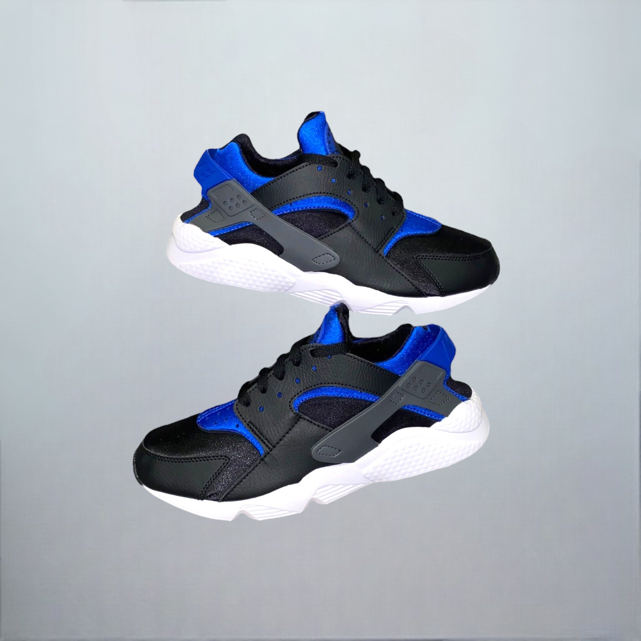 Black and teal huaraches best sale