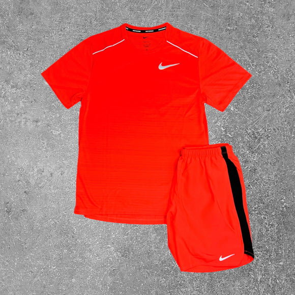 This Nike Miler set in bright crimson is an exclusive piece of activewear.